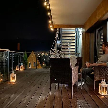 Pod Gwiazdami Z Kominkiem - Scisle Centrum - Sauna - Widok Na Gory - Taras 30m2 شقة