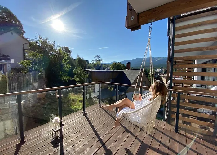 Pod Gwiazdami Z Kominkiem - Scisle Centrum - Sauna - Widok Na Gory - Taras 30m2 Apartment