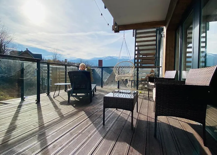 Pod Gwiazdami Z Kominkiem - Scisle Centrum - Sauna - Widok Na Gory - Taras 30m2 *