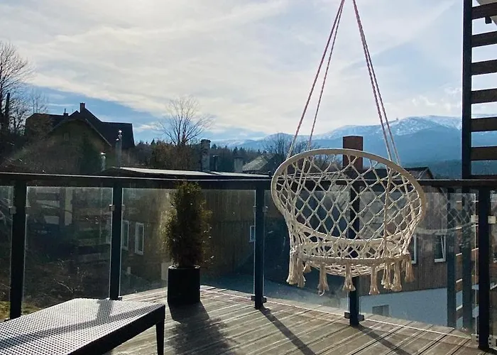 Apartment Pod Gwiazdami Z Kominkiem - Scisle Centrum - Sauna - Widok Na Gory - Taras 30m2 *